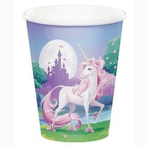 Unicorn Fantasy Paper Cups Birthday Party Supplies 8 Per Pack 9 oz New - £3.94 GBP