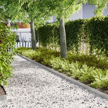 vidaXL Lawn Edgings 50 pcs 39.4x0.2x5.9 in Galvanized Steel - $489.48 CAD