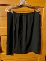 Chaus Skirt 14 Straight Work Casual Stretch Black Lined Modest Womens - £13.44 GBP