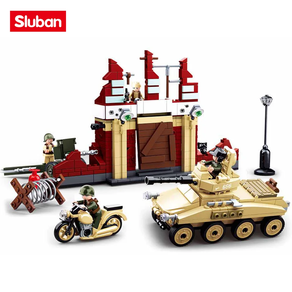 Sluban Building Block Toys WW2 Army Battle Of Stalingrad 479PCS Bricks B0696 - £43.50 GBP