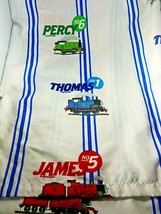 Thomas The Train And Friends Twin Size Flat Sheet 2013 Polyester - £18.03 GBP