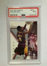  Kobe Bryant 2001 Upper Deck  SPX Sample  Card #SPX-1 PSA 9  - £111.12 GBP