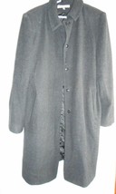 Vintage Harve Benard Black Womens 100% wool Overcoat Long Coat Lined Siz... - $745.20 MXN