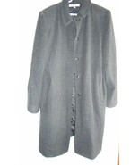 Vintage Harve Benard Black Womens 100% wool Overcoat Long Coat Lined Siz... - $39.99