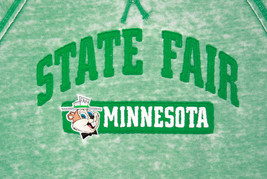 Signature Concepts Minnesota State Fair Distressed Ltwt Green Hoodie Size XL - £23.15 GBP