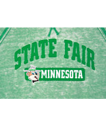Signature Concepts Minnesota State Fair Distressed Ltwt Green Hoodie Siz... - £23.26 GBP