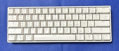 HK Gaming GK61 White Keyboard Lightly Used GK61v2 Cleaned & Tested Item image 3