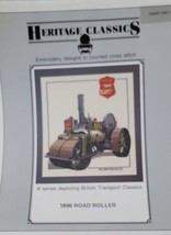 Heritage Classics Counted Cross Stitch 1896 ROAD ROLLER Pattern - £7.53 GBP