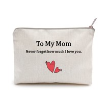 Mothers Day Gifts for Mom Makeup Bag To My Mom Never Forget How Much I Love You  - £19.81 GBP