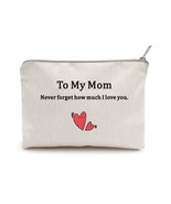 Mothers Day Gifts for Mom Makeup Bag To My Mom Never Forget How Much I L... - £19.57 GBP