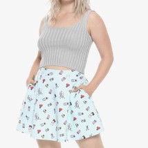 BT21 Icons Anime Aqua Skater Skirt - £22.05 GBP