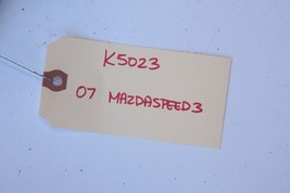 2007-2009 MAZDA SPEED3 REAR CENTER SEAT BELT HARNESS RETRACTOR ASSY K5023 image 9