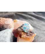 20,000 Spell Castings! Handmade Blue &amp; White Silver Ring High End Magic ... - $742.49