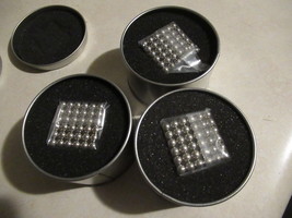 3 piece Brain Teaser Magnet Balls Silver - £33.72 GBP
