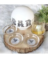 Vintage Canvasback Duck Coasters Ashtray Waterfowl Clear Bar Glass Drink... - $881.96 MXN