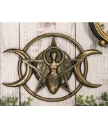 Neopagan Spiral Goddess Wall Decor Lunar Triple Goddess Wicca Plaque Fig... - €38,40 EUR