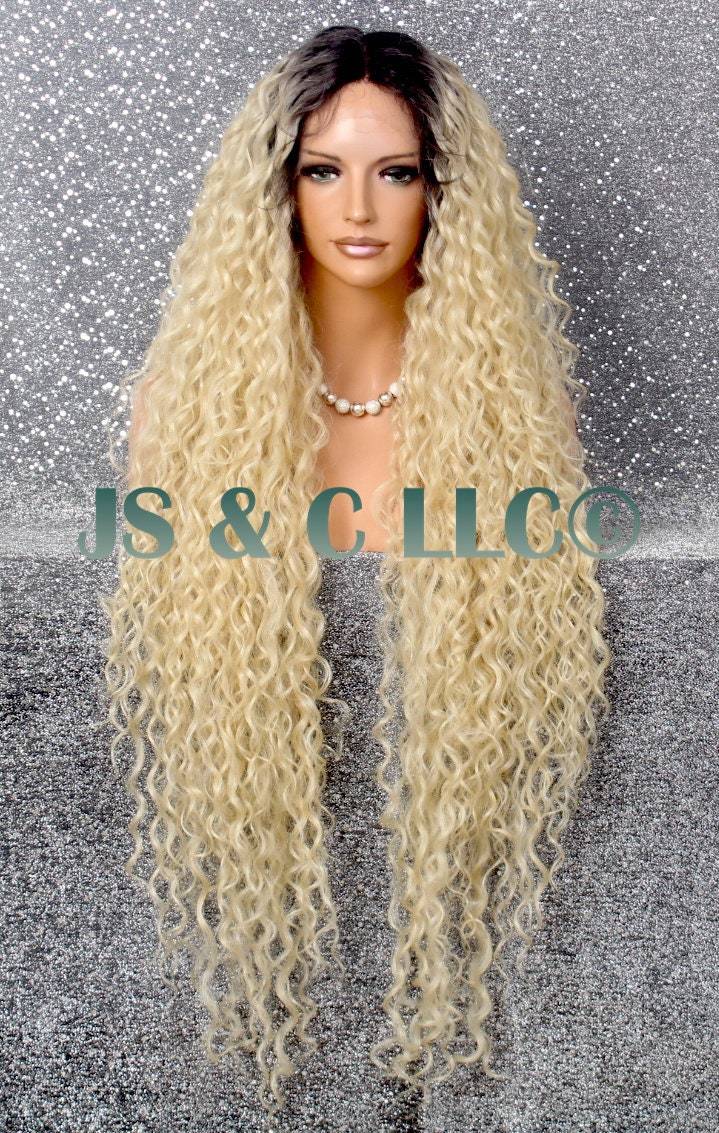 Extra Long Spiral Curly wig Full Volume w. Baby Hair Heat Safe Lace Front Human  Item image 2