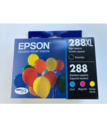 Epson 288XL Black &amp; Cyan, Magenta, Yellow Ink Cartridge Set  2025 - $33.77 CAD