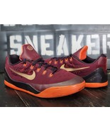 2014 Nike Kobe 9 IX Maroon Red/Gold Basketball Shoes 653593-601 Kid size 7Y - £42.15 GBP