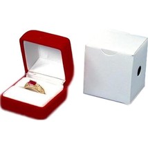 Ring Gift Box Red 1 3/4&quot; (Only 1 Box) - £4.53 GBP