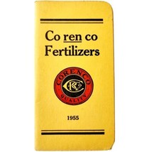 1955 Corenco Fertilizer Memo Book With Calendar Notepad Booklet Maine E85F - $581.99 MXN