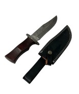 11&quot; Bowie Hunting Knife Fixed Blade Wood Handle Knife w/Sheath - $103.54 CAD