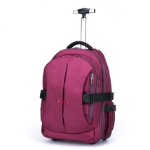 LeTrend Trolley Backpack Shoulder Bag Student Trolley Bag Luggage 20 inch Boardi - £238.78 GBP