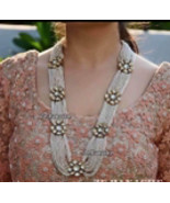 VeroniQ Trends-Indian Rani Haar Kundan/Polki Necklace,Kundan Jewelry,Par... - $104.05 CAD