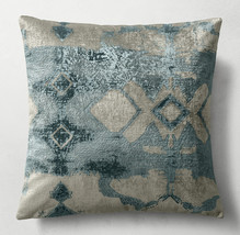 Restoration Hardware Velvet Oushak Multi Diamond Pillow Cover $400, New! - £197.11 GBP