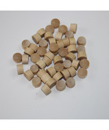 100 - 3/8&quot; Birch Screw Hole 1° Taper Plugs {1029} - $11.87