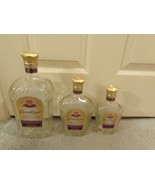 EMPTY CROWN ROYAL Whiskey Bottle With Top  375 ml, 750ml, 1 L New Style - $301.70 MXN+