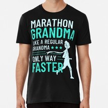 Running Grandma Funny Grandmother Marathon Runner Gifts S-5XL USA Made T-Shirt - $22.80