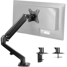 VIVO Single Monitor Counterbalance Desk Mount Stand | Fits Screens 17&quot; to 27&quot; - £59.14 GBP