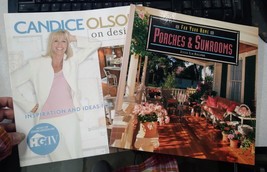 Lot of 2 Home Decorating Books - Candice Olson on Design/Porches &amp; Sunrooms - £13.27 GBP