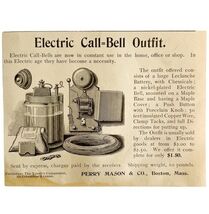 Electric Bell Telephones 1894 Advertisement Victorian Communication ADBN... - $366.69 MXN