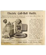 Electric Bell Telephones 1894 Advertisement Victorian Communication ADBN... - €17,15 EUR