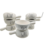 EIGHT Rae Dunn Artisan Collection Ceramic Large Bowls W/handle by Magent... - $874.70 MXN
