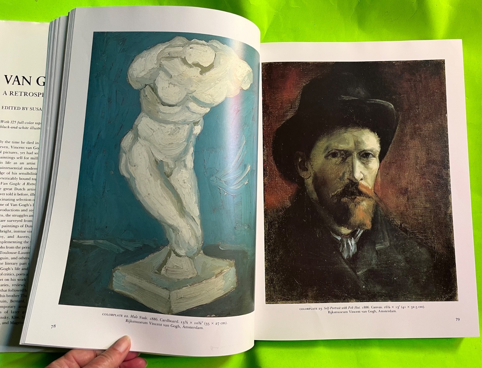 Vtg Van Gogh: A Retrospective by Susan Alyson Stein (HCDJ 1986) Item image 8