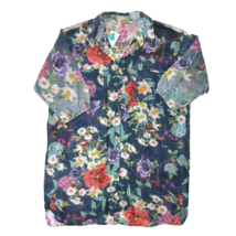 NWT Johnny Was Paria Shirt Dress in Floral Print Sheer Cover-up Dress XL $198 - £110.39 GBP