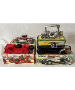 4 Vintage Avon Antique Cars Transportation Cologne Bottles NIB - $40.95 CAD