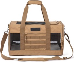 VEAGIA Pet Carrier Small Animal Soft-Sided Brown Bag -- Pets Under 20lbs... - £43.12 GBP