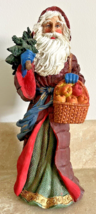 Vintage Santa Claus Musical Resin Figure Here Comes Santa Claus Jaimy Christmas - $29.99