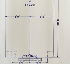 1966 Railroad Bangor Aroostook Clearance Sign Installation Blueprint K21... - $84.36