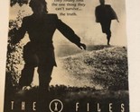 The X-Files Tv Series Print Ad Vintage David Duchovny Gillian Anderson TPA2 - $5.93