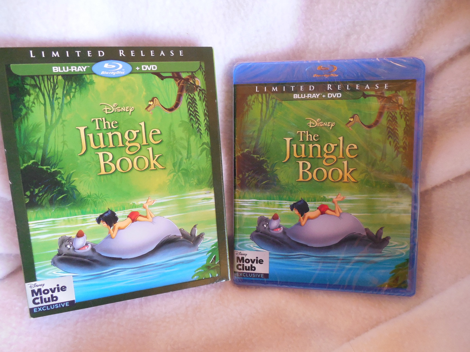 The Jungle Book Blu-Ray-DVD Movie Club Exclusive Limited Unopened - $13.00