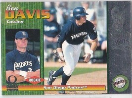 G) 1999 Pacific Omega Baseball Trading Card Ben Davis #201 - £1.55 GBP