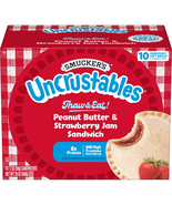 Smucker’S Uncrustables Peanut Butter &amp; Strawberry Jam Sandwiches, 10 Cou... - €26,54 EUR