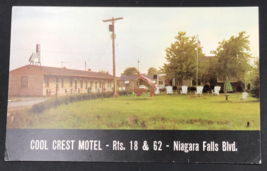 Cool Crest Motel Niagara Falls North Tonawanda NY Postcard New York - £11.16 GBP