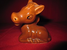 Vintage Small Brown Cute Horse Figurine from Japan - $6.76