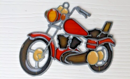 Sun Catcher red motorcycle window ornament - £3.87 GBP
